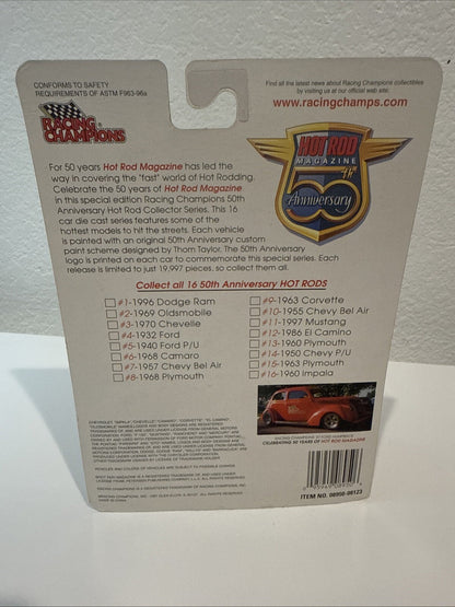 Racing Champions Hot Rod Magazine 50th Anniversary. Issue 11 ‘97 Mustang - toyscardscomics
