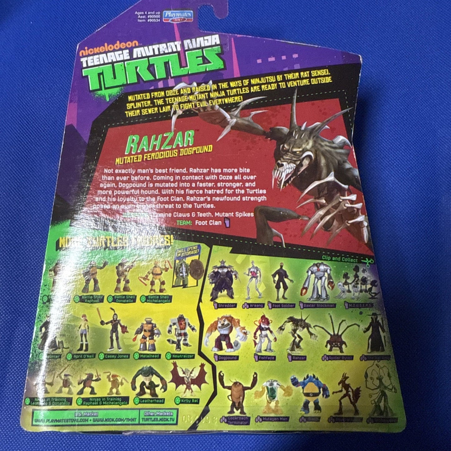 RAHZAR - Nickelodeon Teenage Mutant Ninja Turtles - 2014 Playmates Figure NEW - toyscardscomics