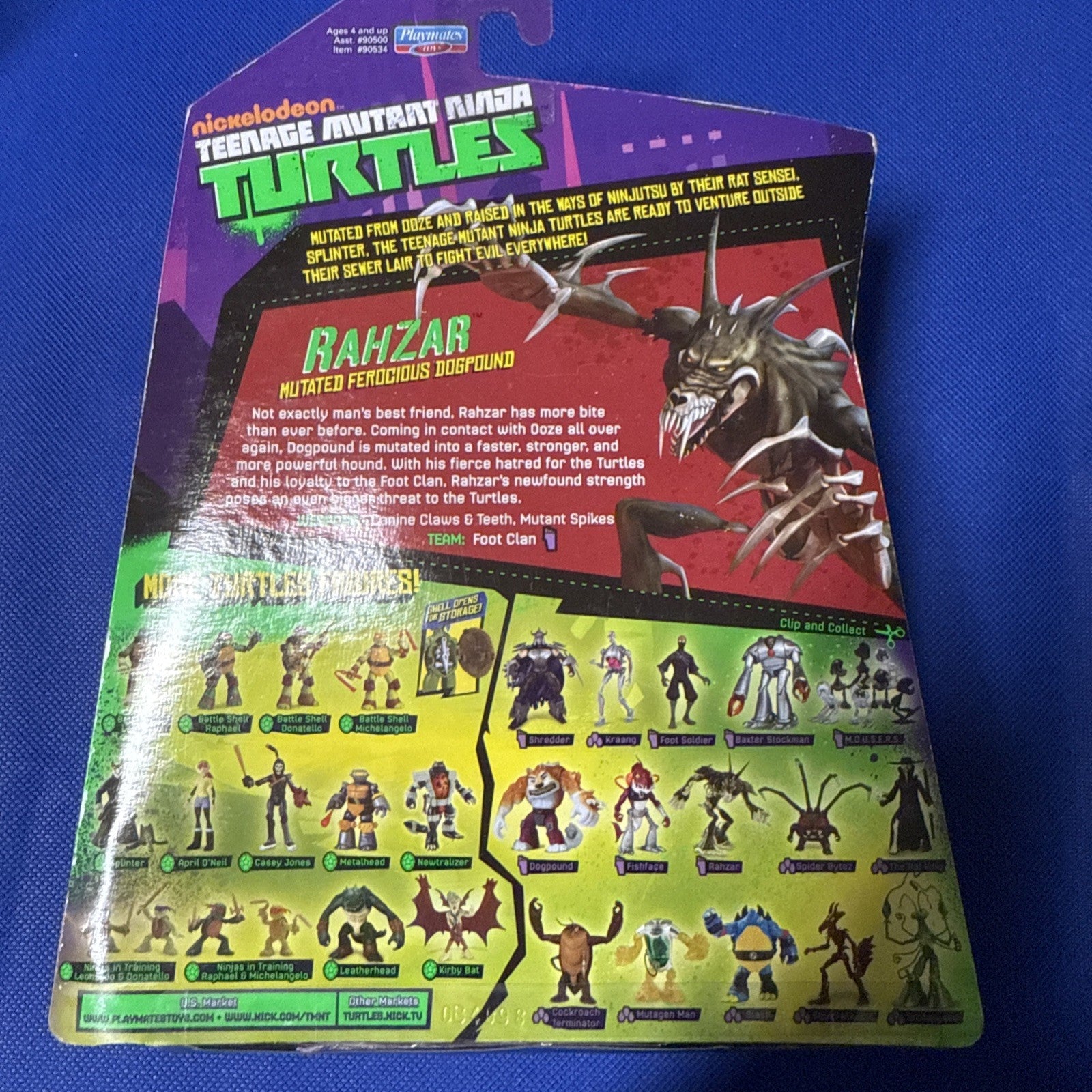 RAHZAR - Nickelodeon Teenage Mutant Ninja Turtles - 2014 Playmates Figure NEW - toyscardscomics