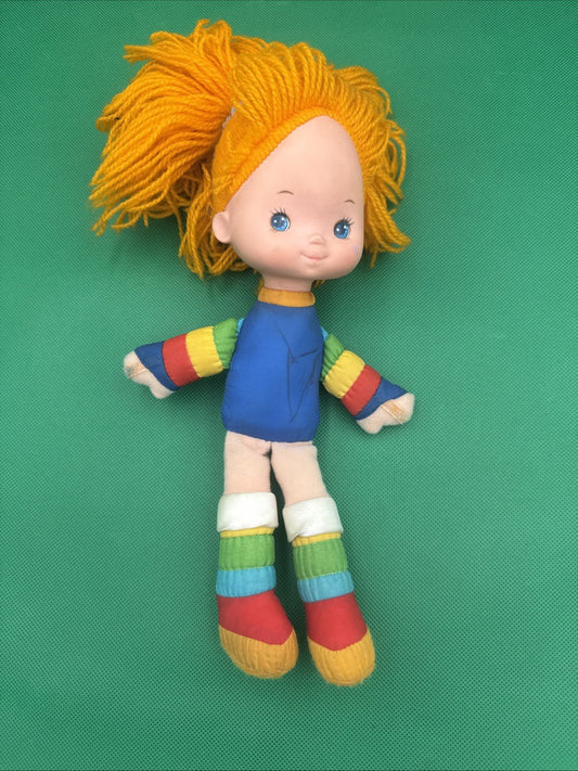 Rainbow Brite Doll - Vintage 1983 - No Dress Hallmark - toyscardscomics