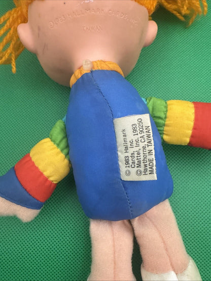 Rainbow Brite Doll - Vintage 1983 - No Dress Hallmark - toyscardscomics
