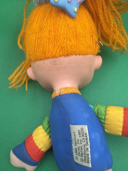 Rainbow Brite Doll - Vintage 1983 - No Dress Hallmark - toyscardscomics