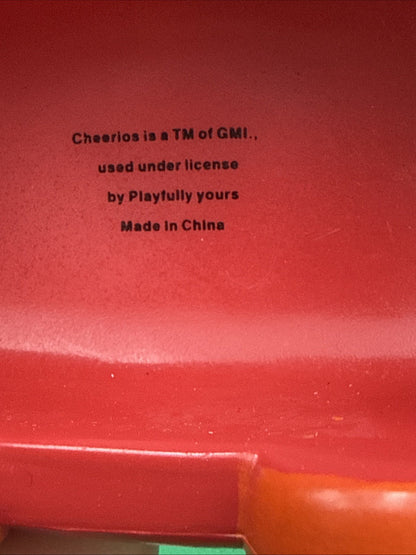 RARE General Mills CHEERIOS Kids Learn & Play Figure Race Car Vintage Toy - toyscardscomics