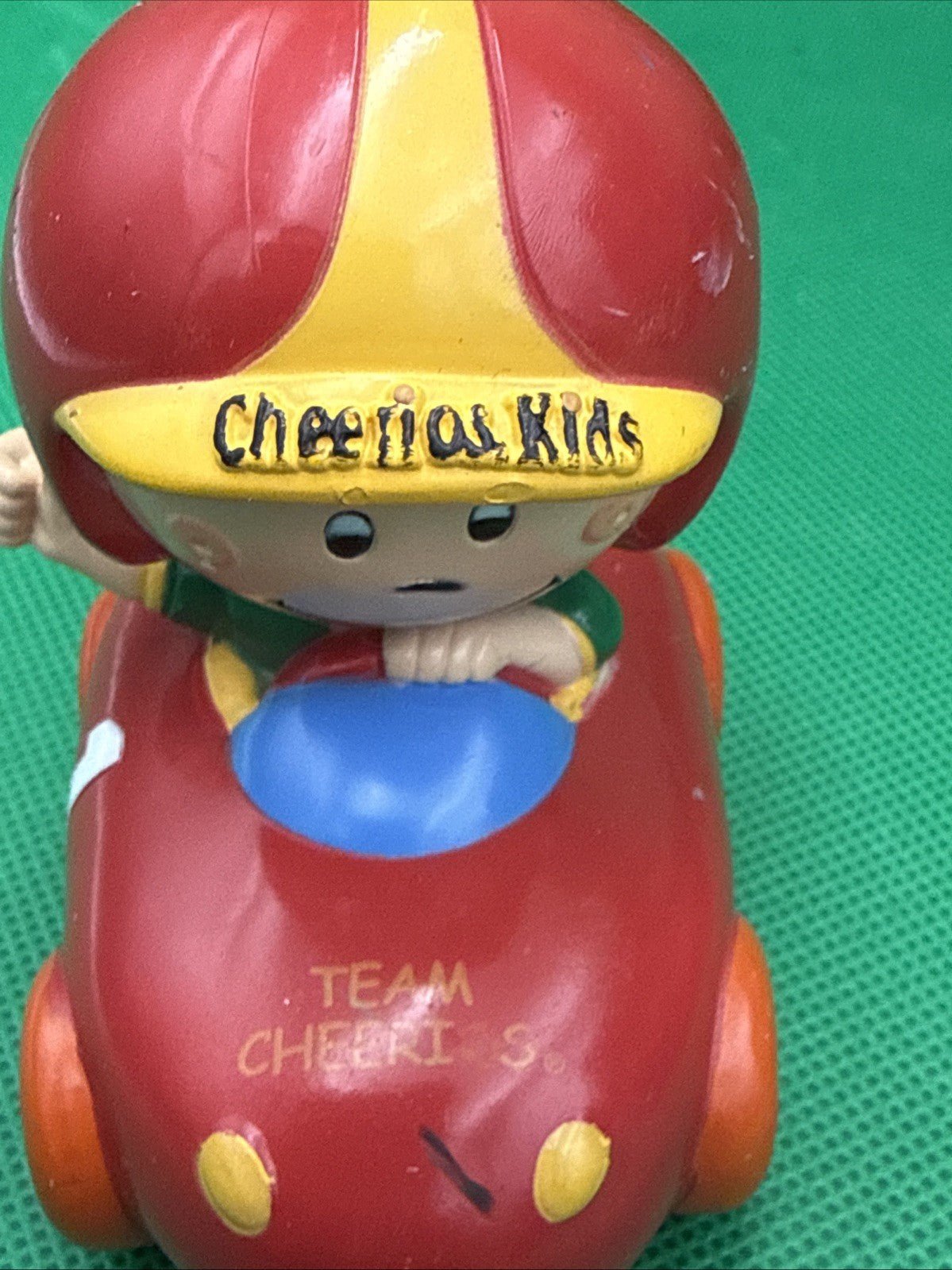 RARE General Mills CHEERIOS Kids Learn & Play Figure Race Car Vintage Toy - toyscardscomics