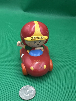 RARE General Mills CHEERIOS Kids Learn & Play Figure Race Car Vintage Toy