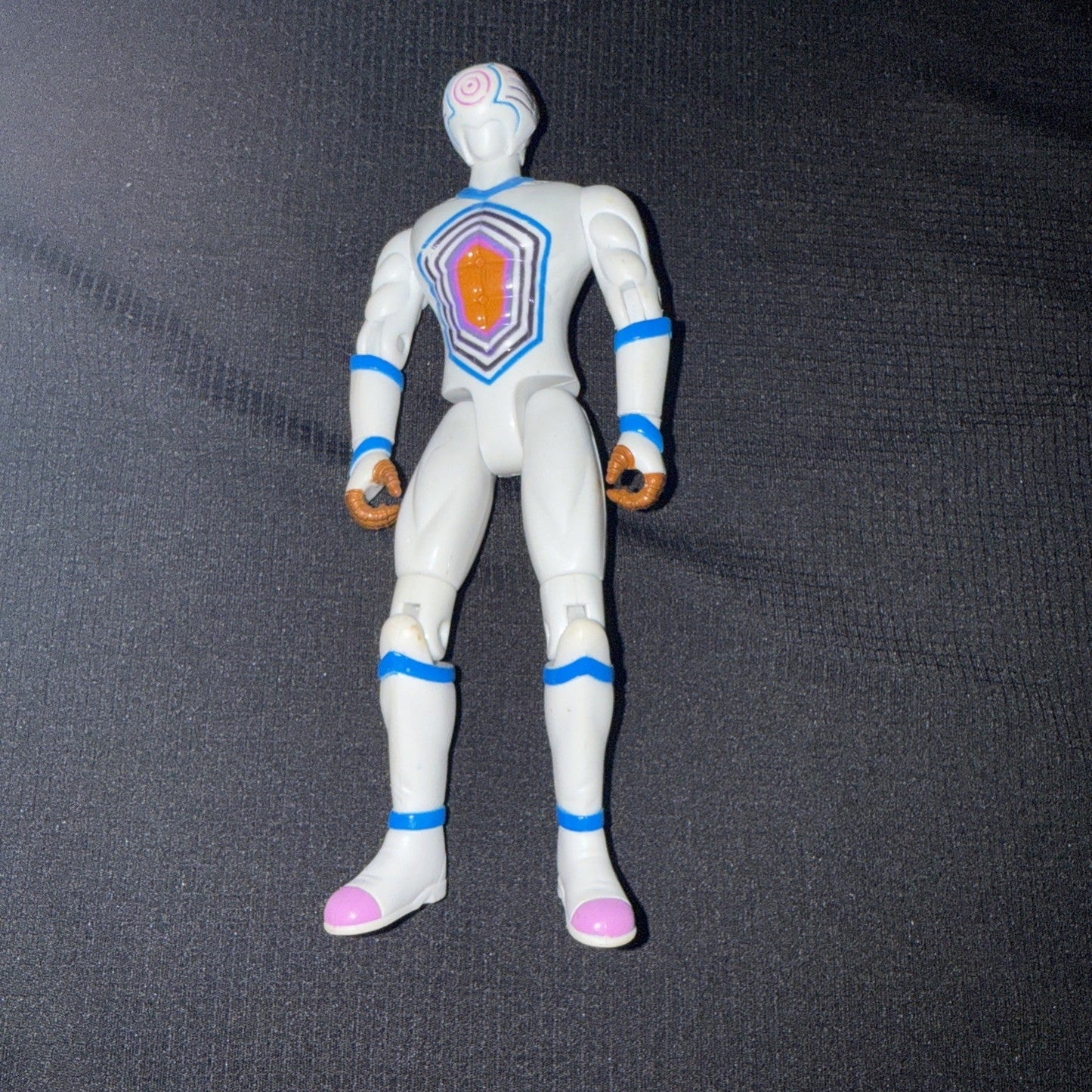 Rare Power Rangers Dino Thunder White Triptoid Bandai 2003 - toyscardscomics