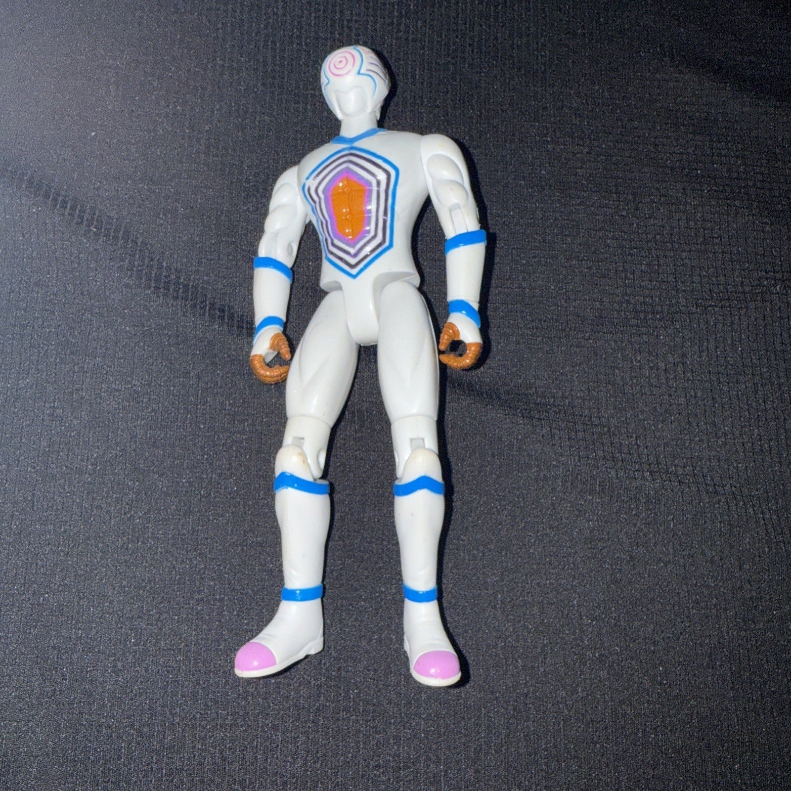 Rare Power Rangers Dino Thunder White Triptoid Bandai 2003 - toyscardscomics