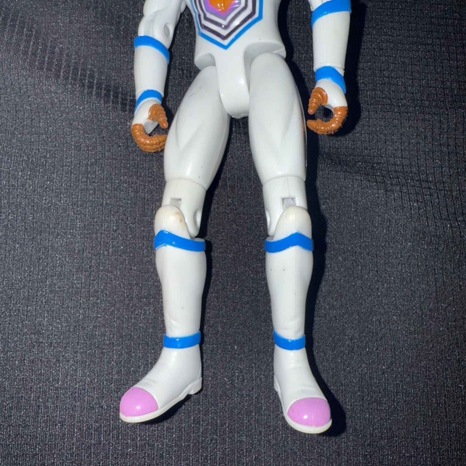 Rare Power Rangers Dino Thunder White Triptoid Bandai 2003 - toyscardscomics