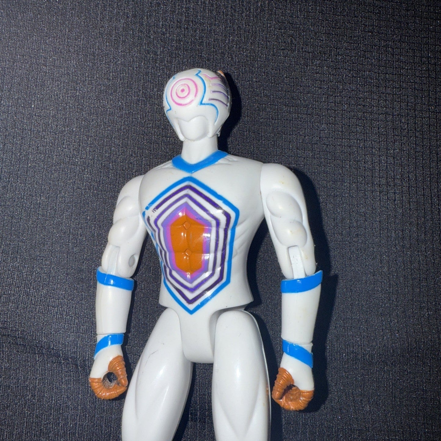 Rare Power Rangers Dino Thunder White Triptoid Bandai 2003 - toyscardscomics