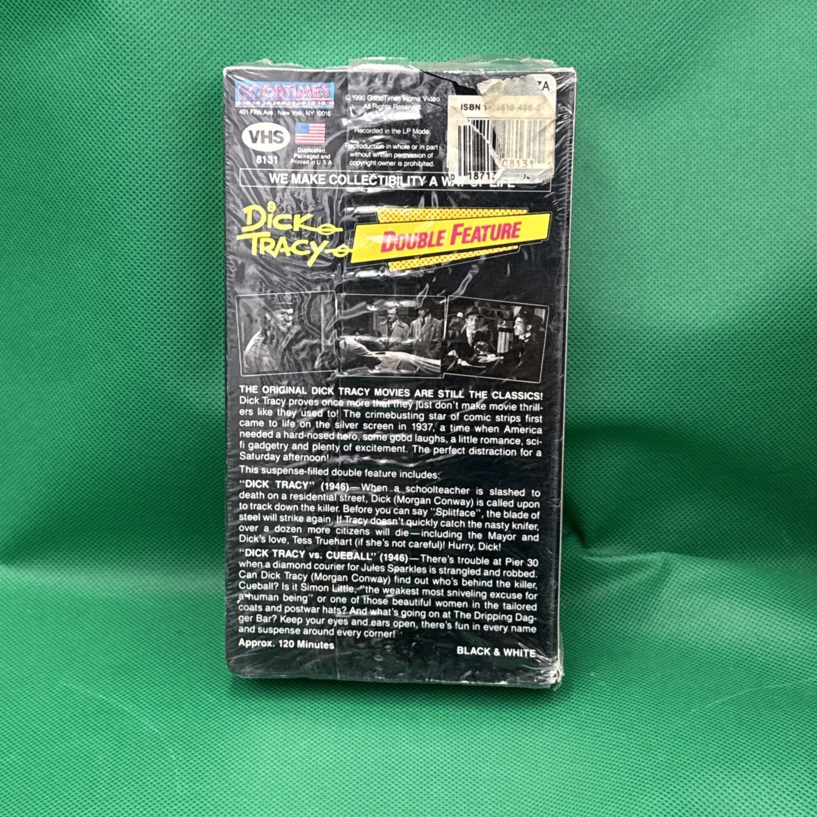 Republic Pictures Dick Tracy Double Feature VHS Action Crime Conway Jeffreys - toyscardscomics