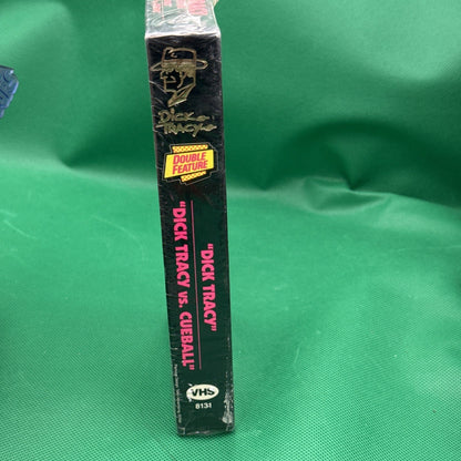 Republic Pictures Dick Tracy Double Feature VHS Action Crime Conway Jeffreys - toyscardscomics
