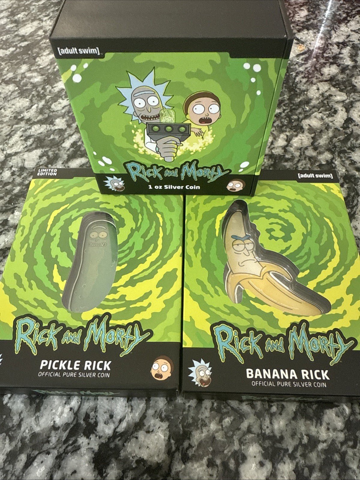 Rick And Morty .999 Silver bundle - toyscardscomics