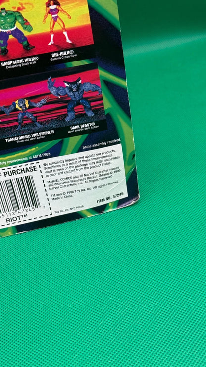Riot Figure Spider - Man Venom Planet of The Symbiotes 1996 - toyscardscomics