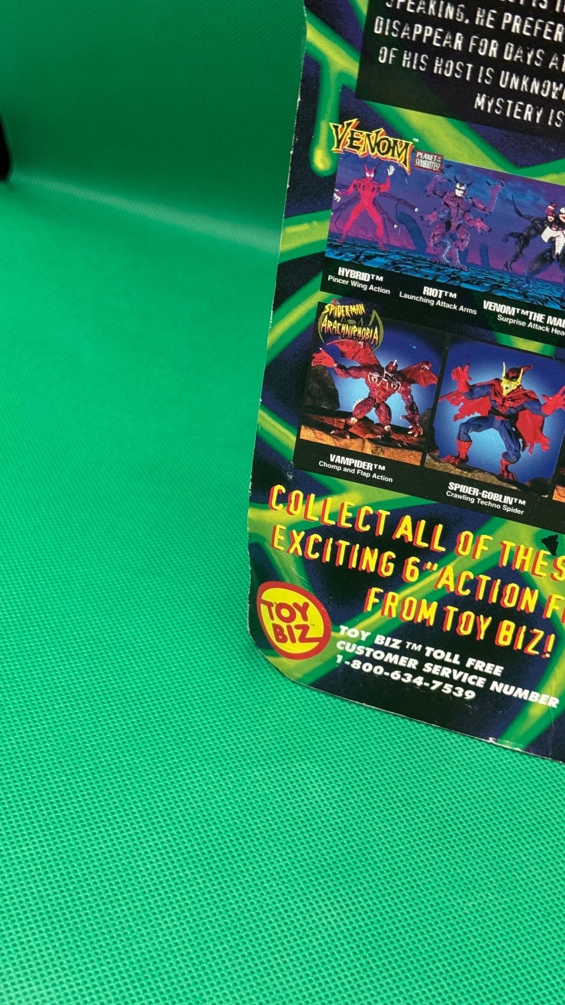 Riot Figure Spider - Man Venom Planet of The Symbiotes 1996 - toyscardscomics