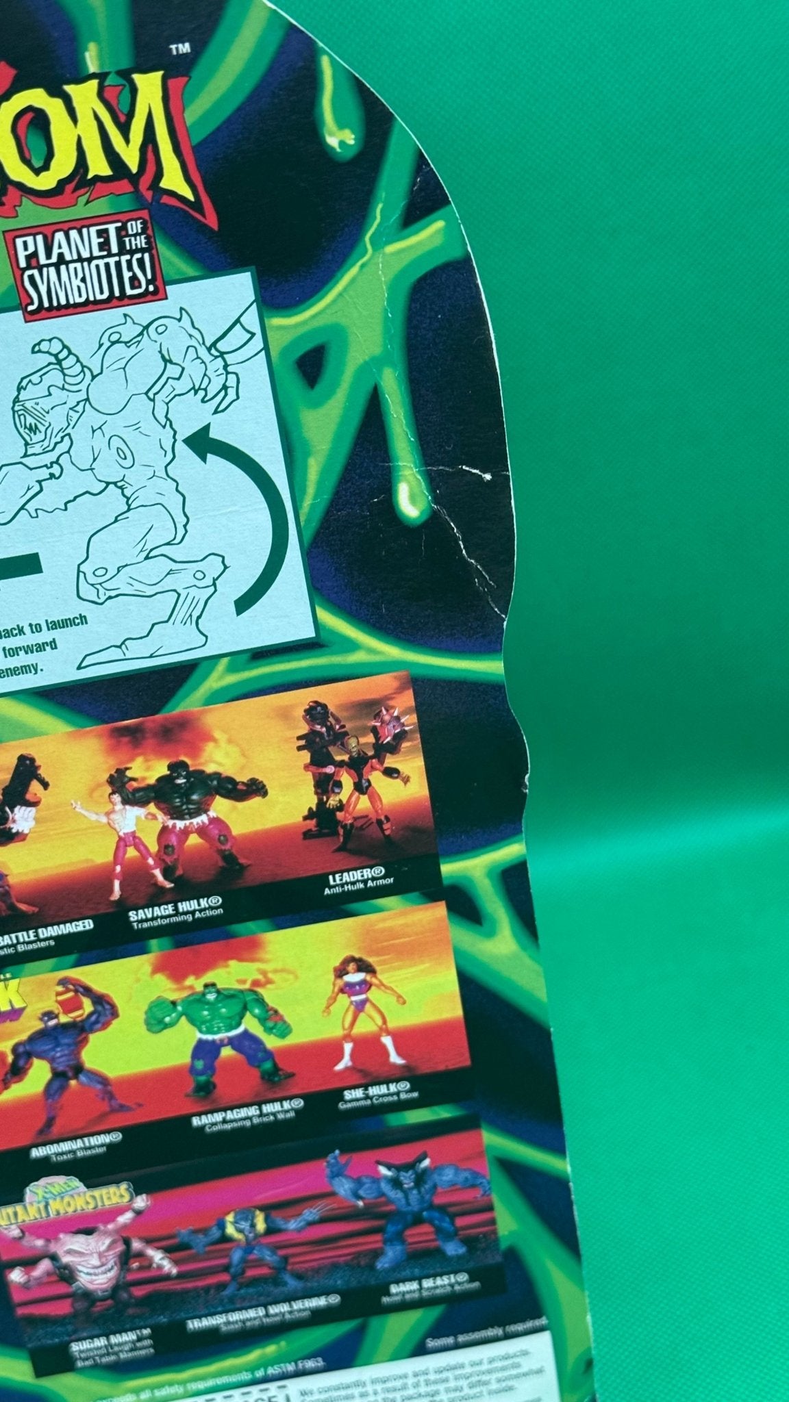 Riot Figure Spider - Man Venom Planet of The Symbiotes 1996 - toyscardscomics