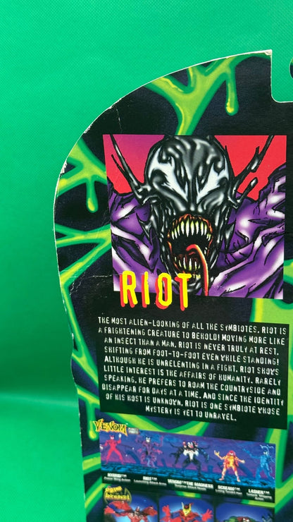 Riot Figure Spider - Man Venom Planet of The Symbiotes 1996 - toyscardscomics