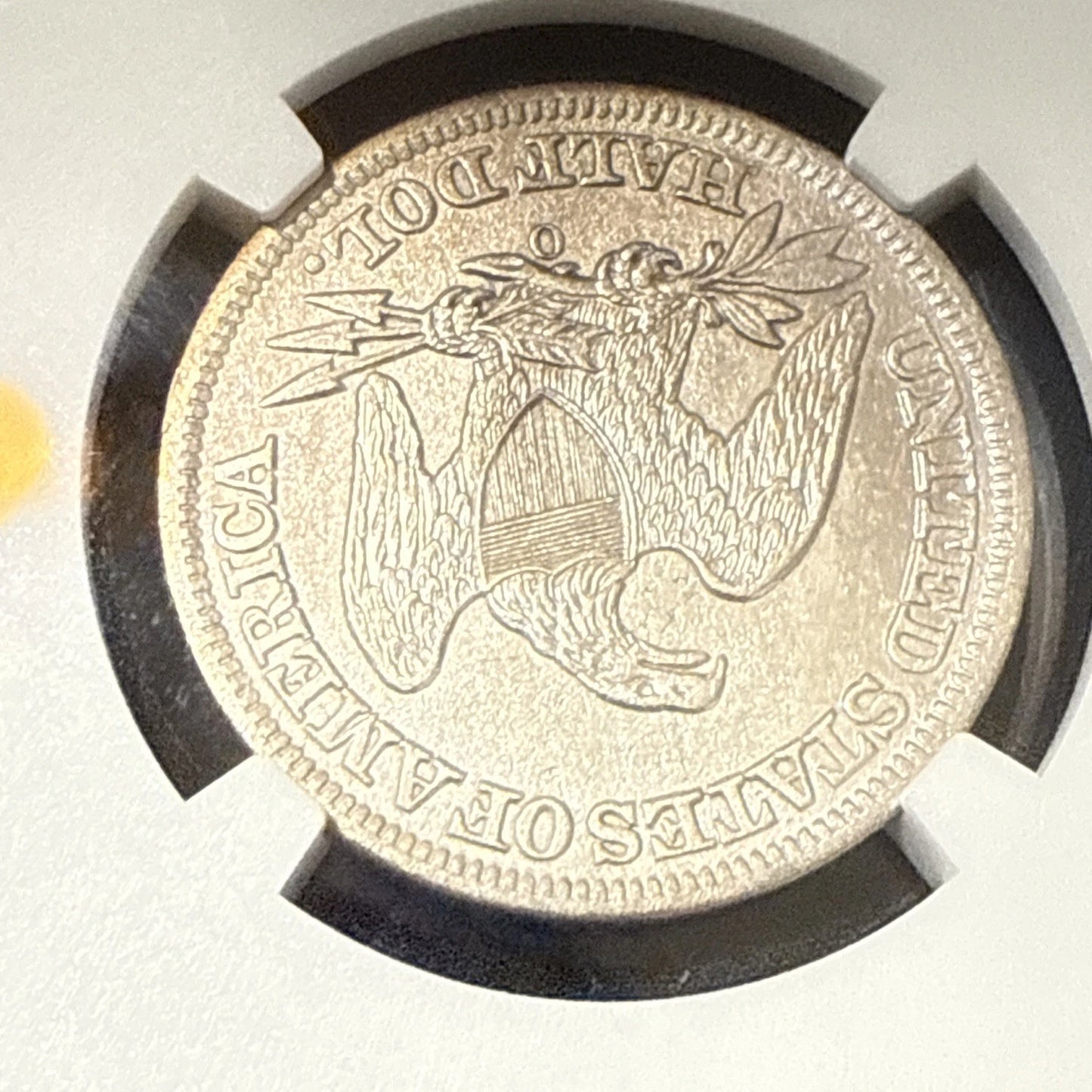 Share AU 1858 O 50c Seated Liberty Half Dollar SS Republic Shipwreck Treasure Coin