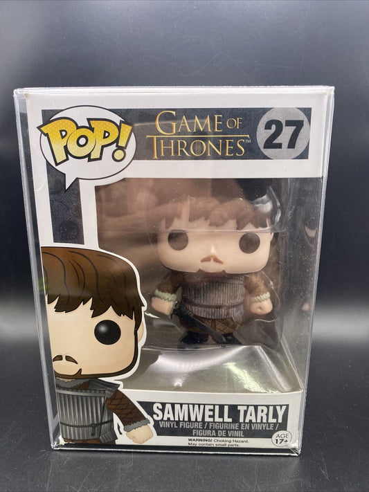 Samwell Tarly Funko Pop #27 GOT Game of Thrones w/protector - toyscardscomics