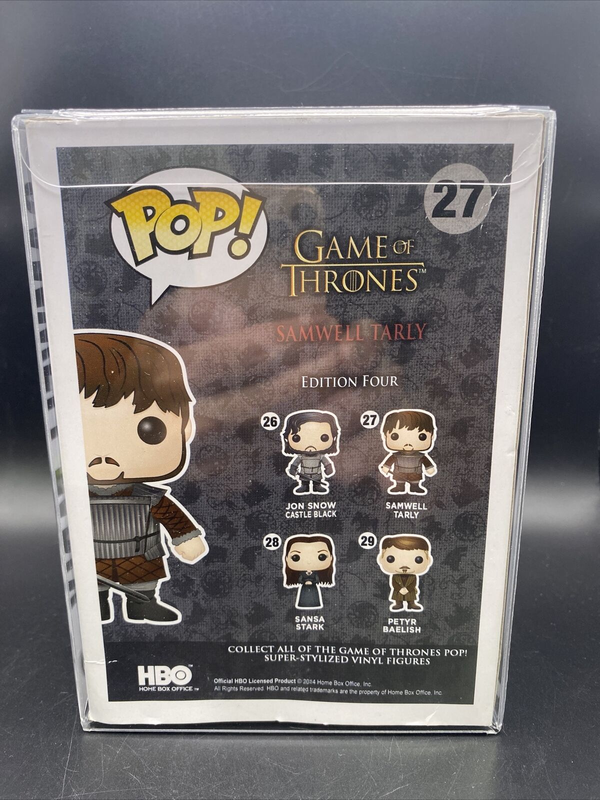 Samwell Tarly Funko Pop #27 GOT Game of Thrones w/protector - toyscardscomics