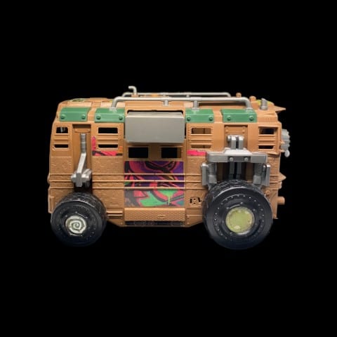 Shellraiser Assault Van TMNT Teenage Mutant Ninja Turtles Vehicle 2012 Playmates - toyscardscomics