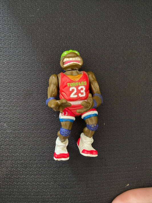 Slam Dunkin’ Don 1991 Teenage Mutant Ninja Turtles Figure TMNT VINTAGE - toyscardscomics