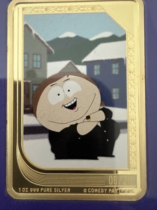South Park Trading Coin Agoro Purple Core Limited Edition 06/20 - Cartman - toyscardscomics