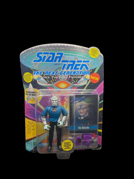 Star Trek The Next Generation Figure Mordock the Benzite NIP 6070/6057 - toyscardscomics