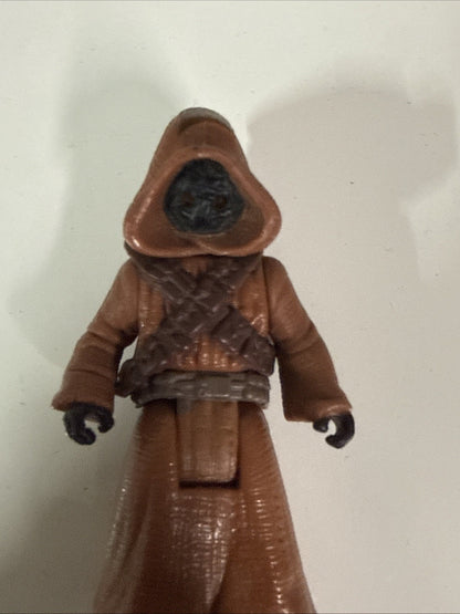Star Wars 1996 JAWA with GLOWING EYES 3.75" Figure - toyscardscomics
