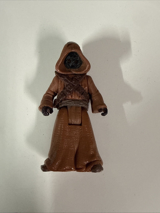 Star Wars 1996 JAWA with GLOWING EYES 3.75" Figure - toyscardscomics