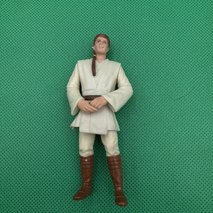 Star Wars 1999 Young Obi Won Kanobi Figure Hasbro 3.75"