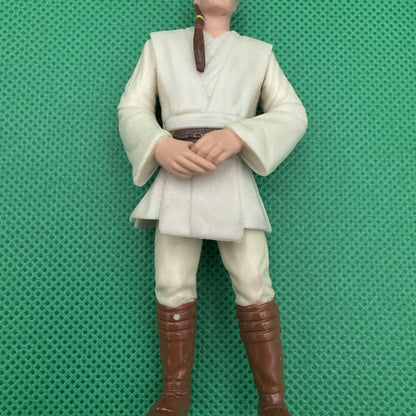 Star Wars 1999 Young Obi Won Kanobi Figure Hasbro 3.75" - toyscardscomics