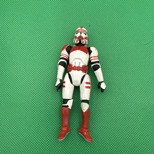 Star Wars 2004 Shock Trooper Quick - draw Attack Action Figure Loose - toyscardscomics