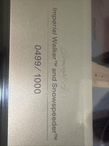 Star Wars Agoro AT AT Snowspeeder 1oz Silver Coin 499 of 1000 Sold Out - toyscardscomics