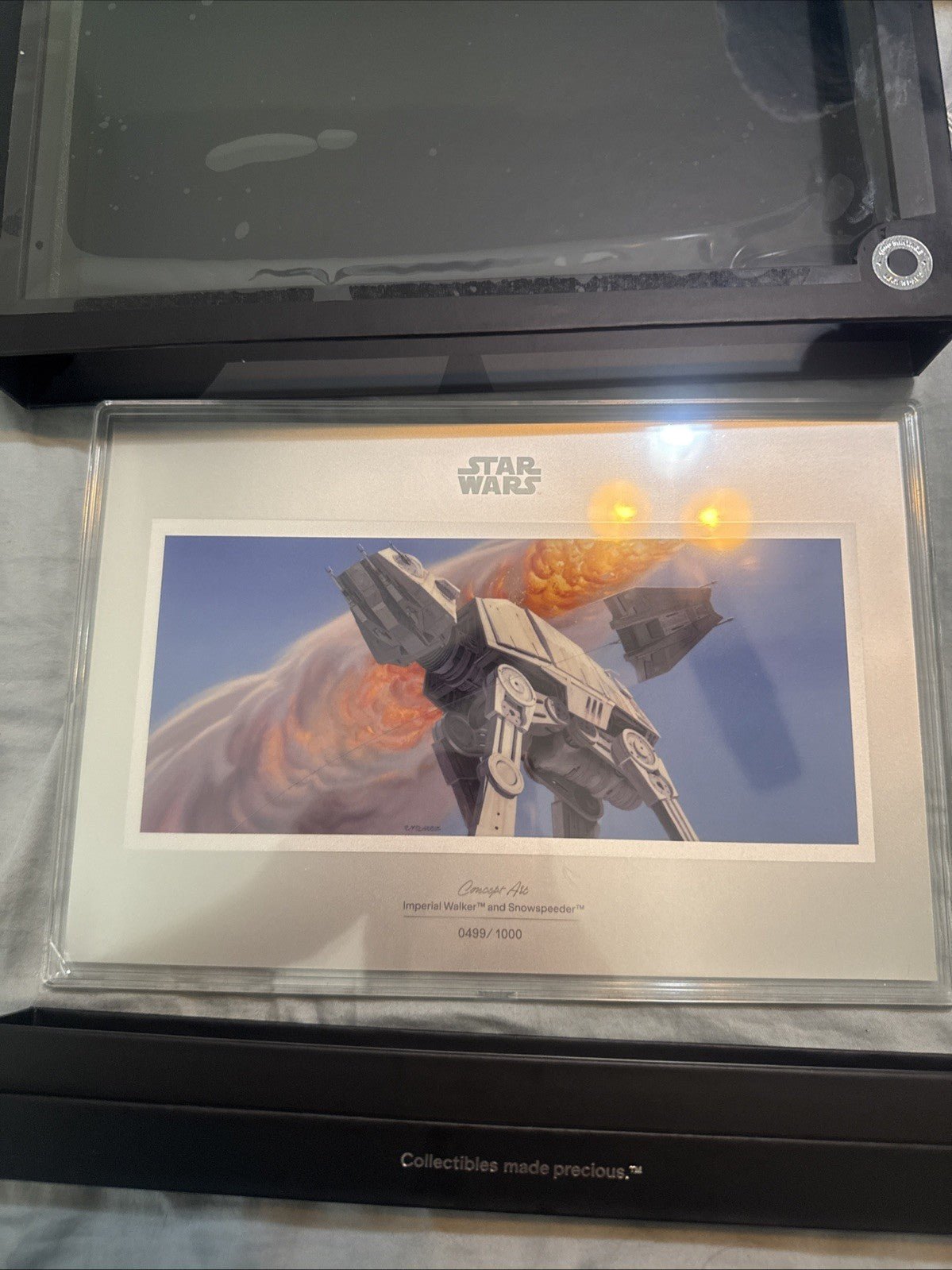 Star Wars Agoro AT AT Snowspeeder 1oz Silver Coin 499 of 1000 Sold Out - toyscardscomics