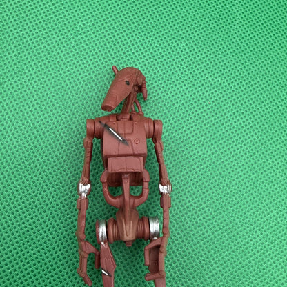 Star Wars Battle Droid Action Figure – Hasbro 2002 – 4" Articulated - toyscardscomics