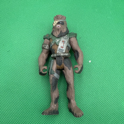 Star Wars Chewbacca Bounty Hunter Disguise SHADOWS OF THE EMPIRE 1996 - toyscardscomics