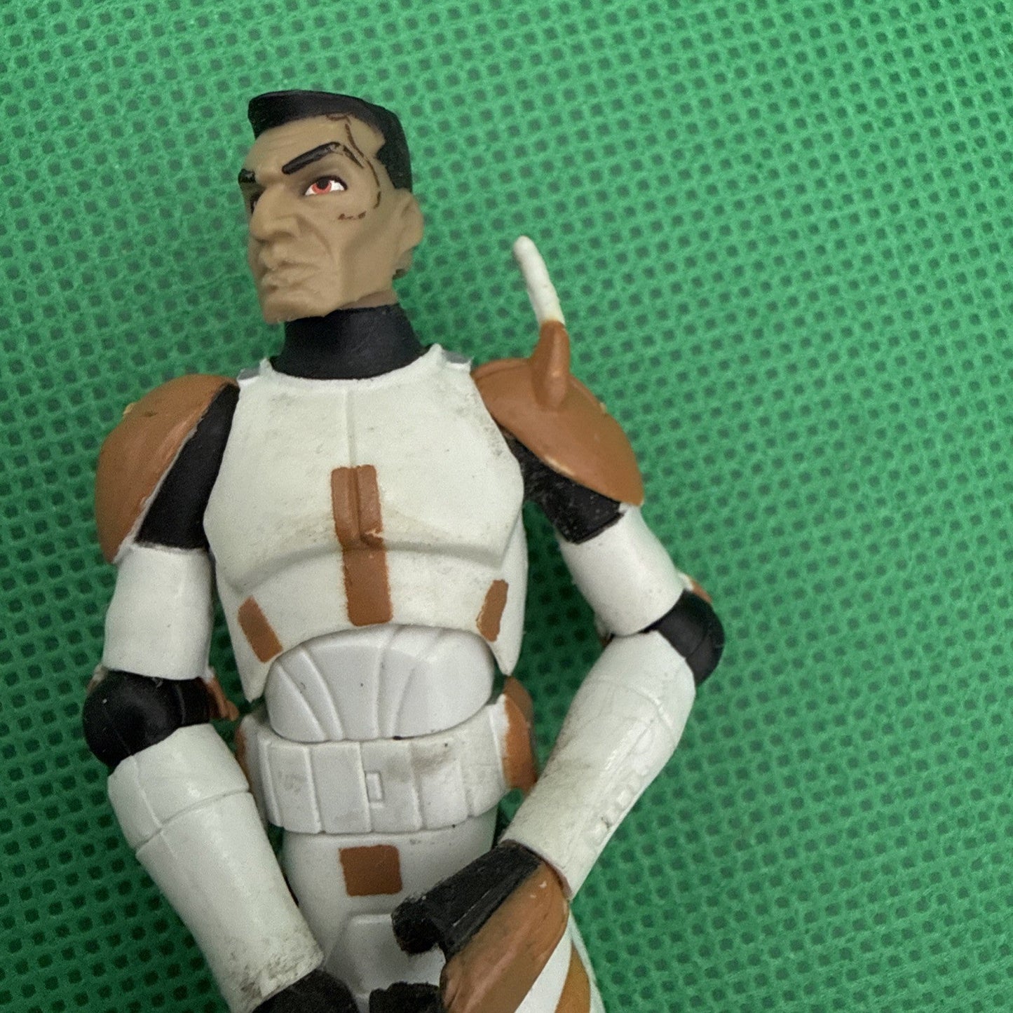 Star Wars Clone Wars Clone Commander Cody 2008 (Incomplete) 3.75" Action Figure - toyscardscomics