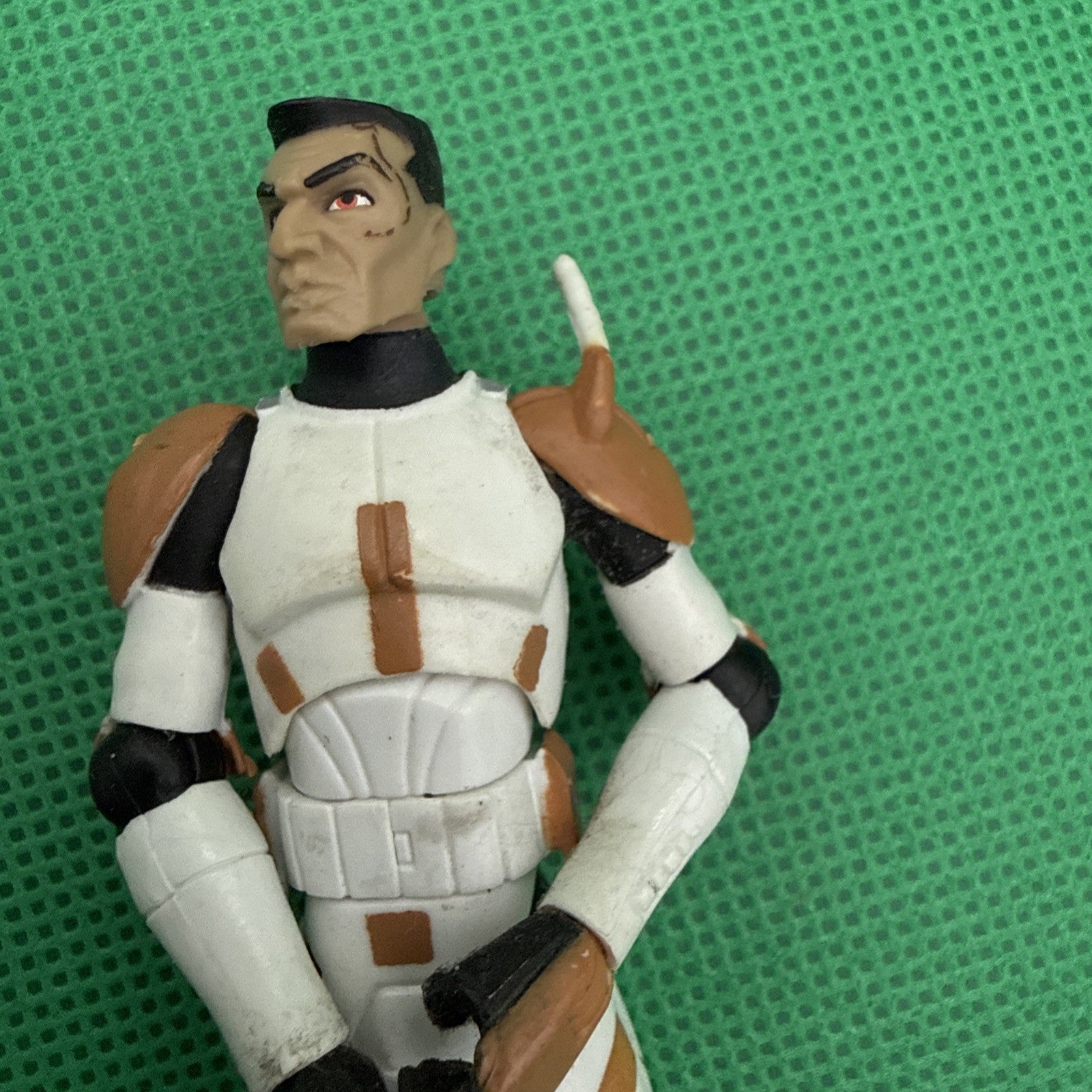 Star Wars Clone Wars Clone Commander Cody 2008 (Incomplete) 3.75" Action Figure - toyscardscomics