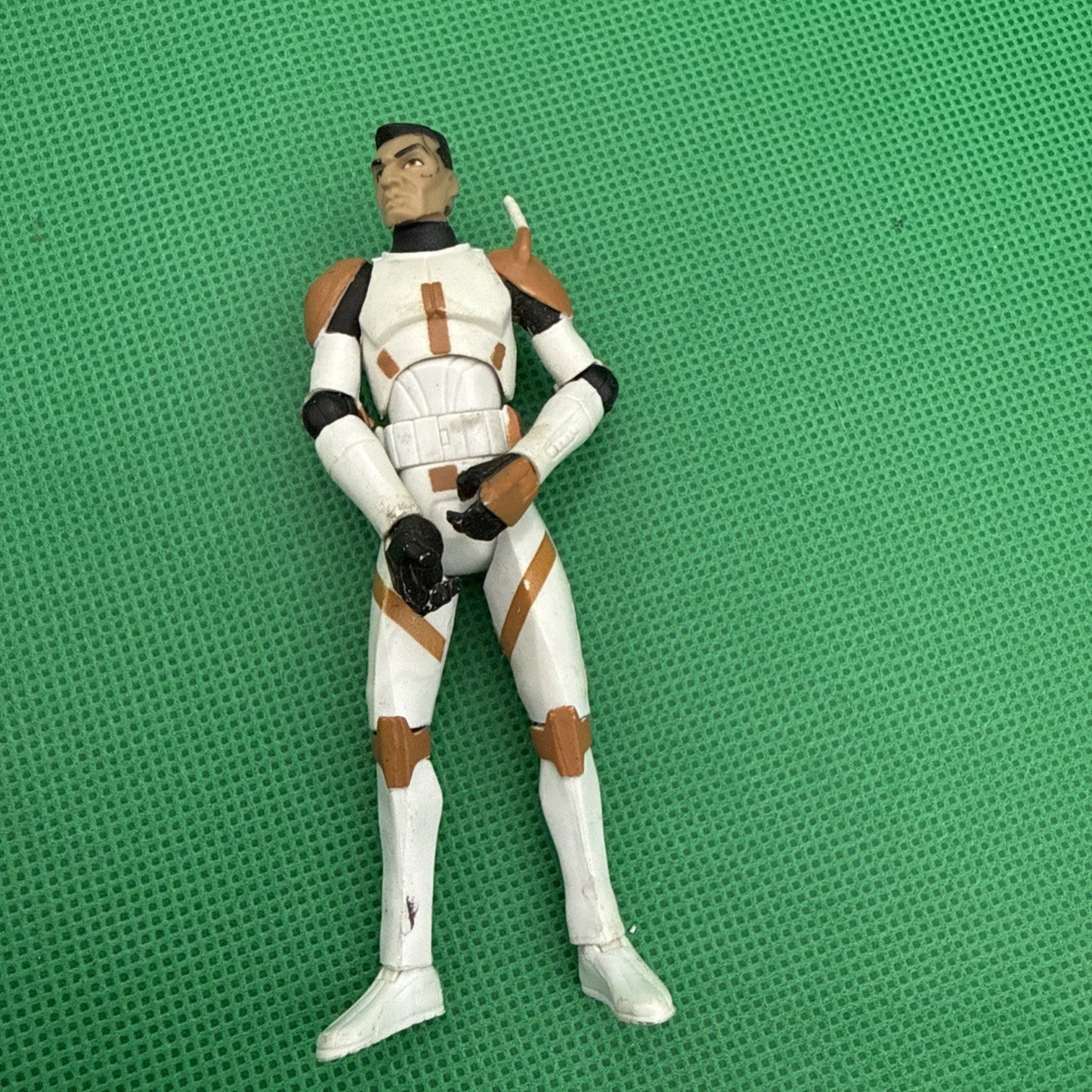 Star Wars Clone Wars Clone Commander Cody 2008 (Incomplete) 3.75" Action Figure - toyscardscomics