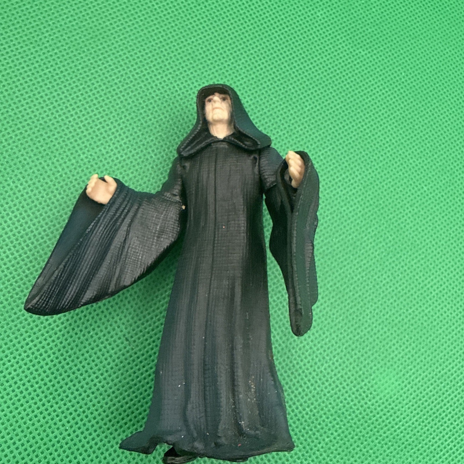 Star Wars Episode 1 Phantom Emperor Palpatine Darth Sidious 3.75” Figure 1998 - toyscardscomics