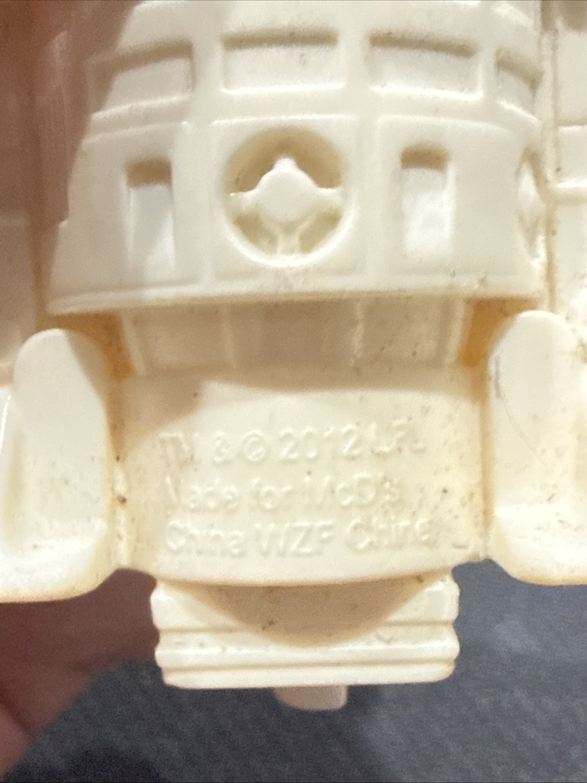 Star Wars Episode I Phantom Menace 3D R2 - D2 Spinner toy McDonalds 2012 loose - toyscardscomics