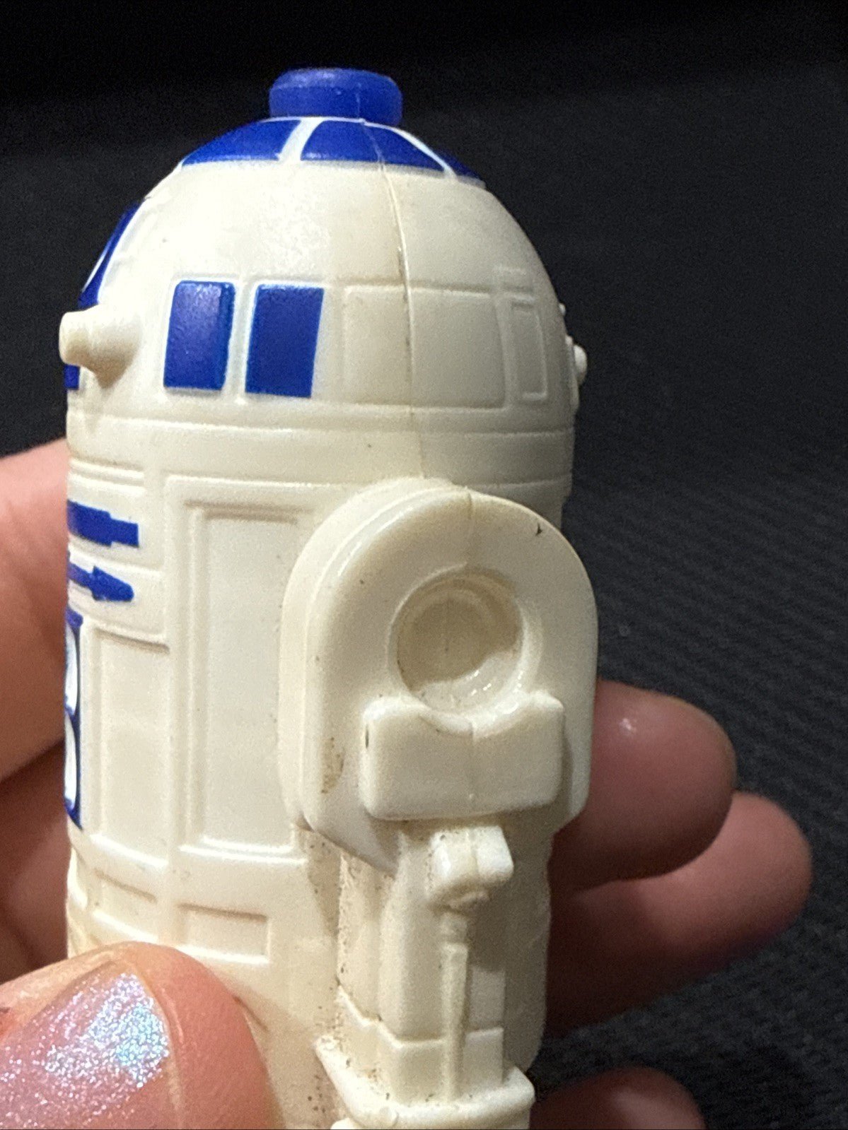 Star Wars Episode I Phantom Menace 3D R2 - D2 Spinner toy McDonalds 2012 loose - toyscardscomics