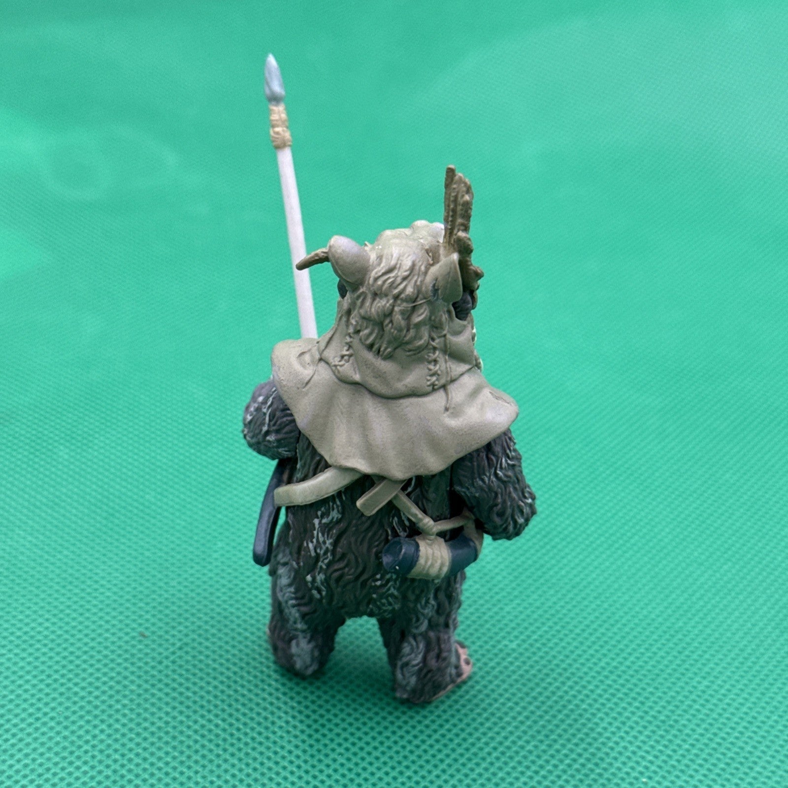 Star Wars Figure Saga Teebo Ewok loose no spear 2002 ROTJ Army Builder Rare HTF - toyscardscomics