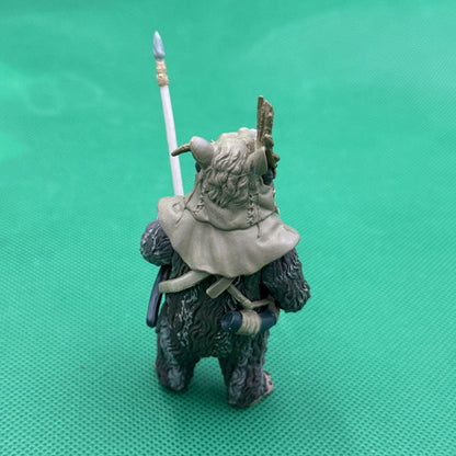 Star Wars Figure Saga Teebo Ewok loose no spear 2002 ROTJ Army Builder Rare HTF - toyscardscomics
