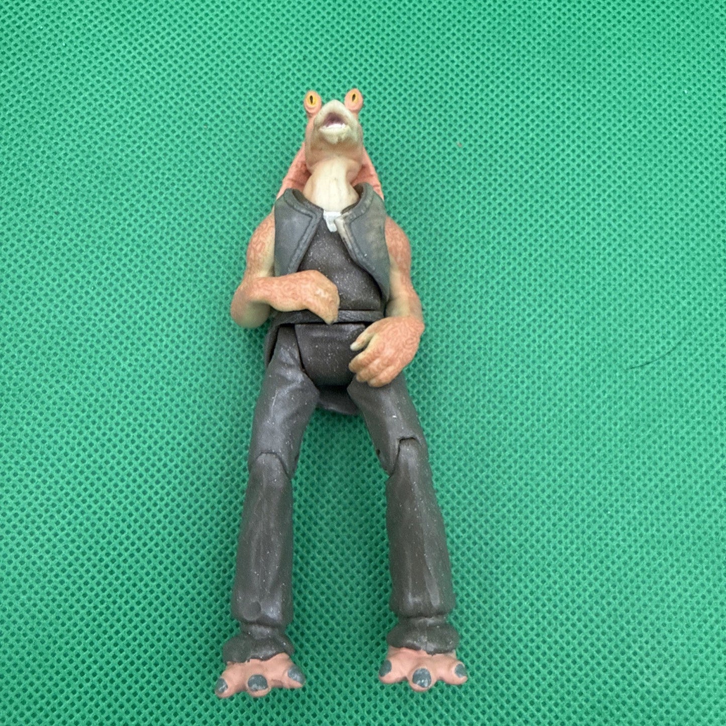 Star Wars Jar Jar Binks EP1 Star Wars 3.75" Figure Hasbro Loose - toyscardscomics