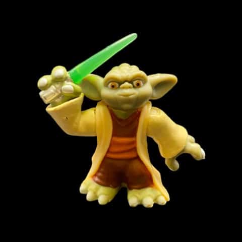 STAR WARS LFL Mini Figure 2011 Hasbro Yoda - toyscardscomics