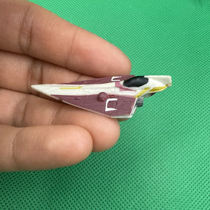 STAR WARS MICRO MACHINES OBI - WAN'S JEDI STARFIGHTER - toyscardscomics