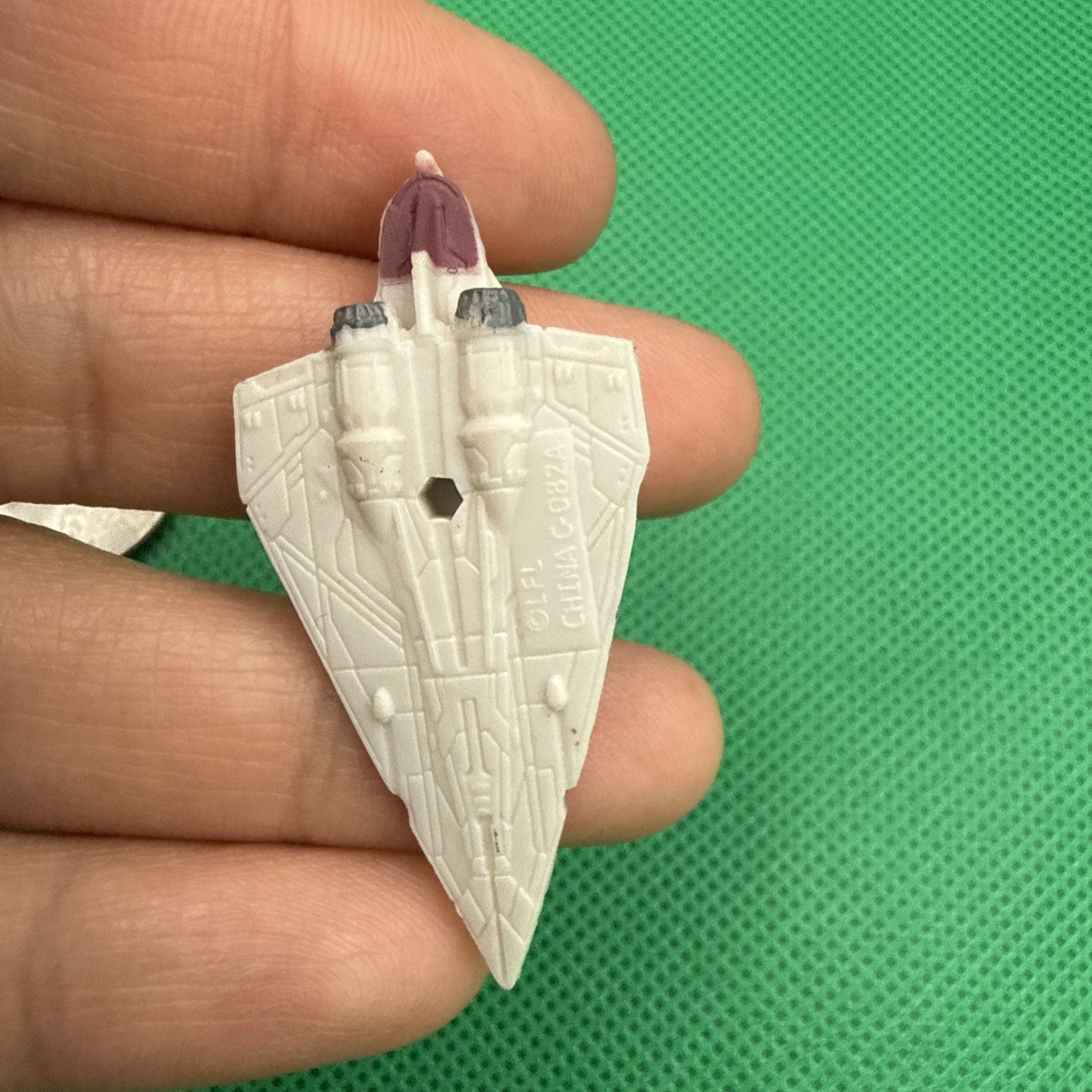 STAR WARS MICRO MACHINES OBI - WAN'S JEDI STARFIGHTER - toyscardscomics