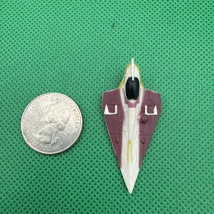 STAR WARS MICRO MACHINES OBI - WAN'S JEDI STARFIGHTER - toyscardscomics