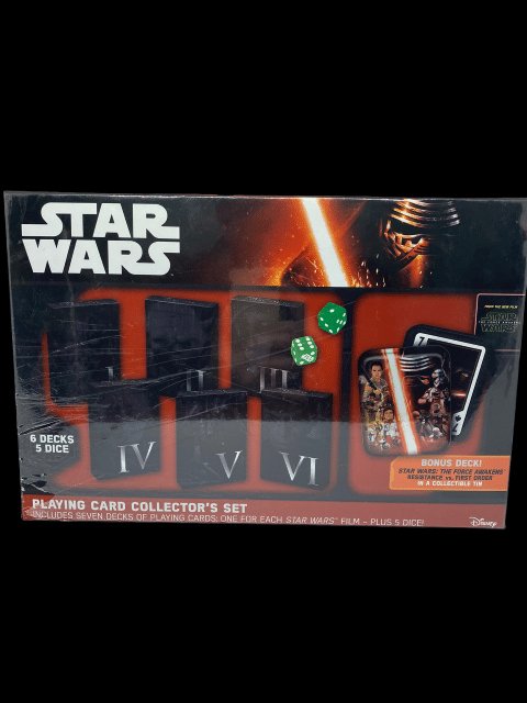 Star Wars - Playing Card Collector's Set - Sealed in Original Plastic - toyscardscomics